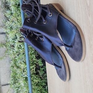 Women's Diba True Double Time Leather Sandals Sz 9